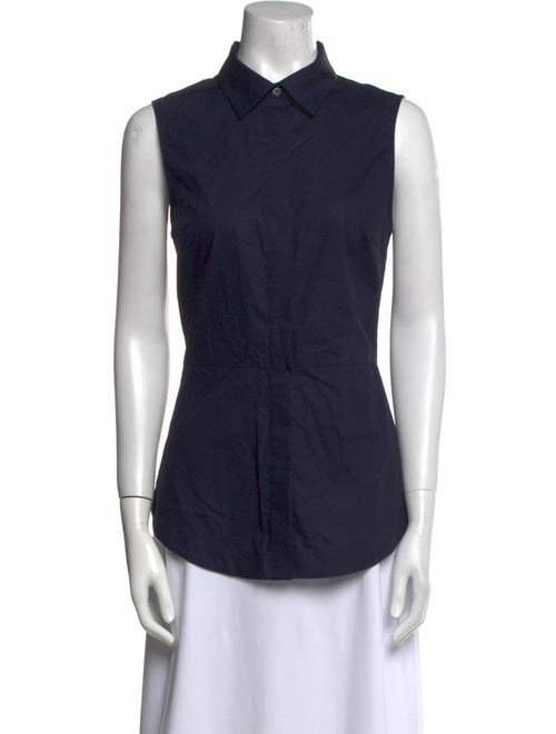 Derek Lam 10 Crosby Sleeveless Button-Up Top
