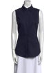 Derek Lam 10 Crosby Sleeveless Button-Up Top