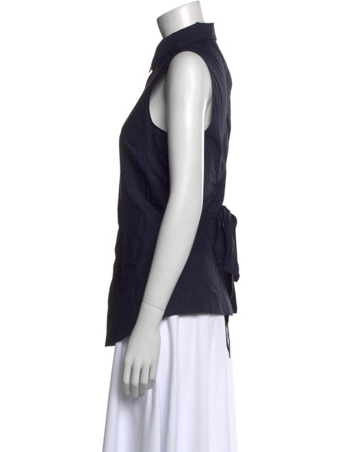 Derek Lam 10 Crosby Sleeveless Button-Up Top