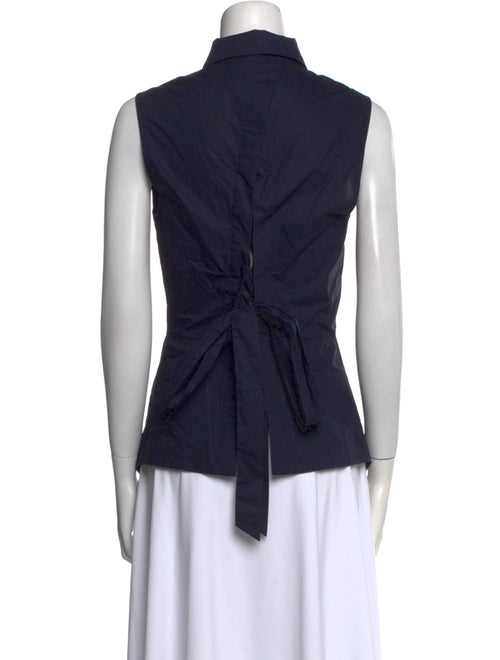 Derek Lam 10 Crosby Sleeveless Button-Up Top