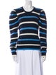Derek Lam 10 Crosby Striped Crew Neck Sweater