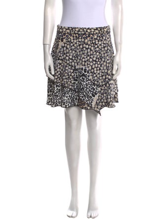 Derek Lam 10 Crosby Printed Mini Skirt