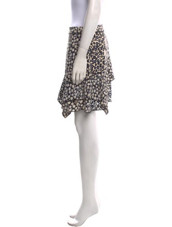 Derek Lam 10 Crosby Printed Mini Skirt