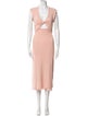 Derek Lam 10 Crosby V-Neck Midi Length Dress