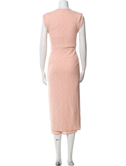 Derek Lam 10 Crosby V-Neck Midi Length Dress