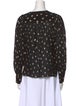Derek Lam 10 Crosby Printed Tie Neck Blouse