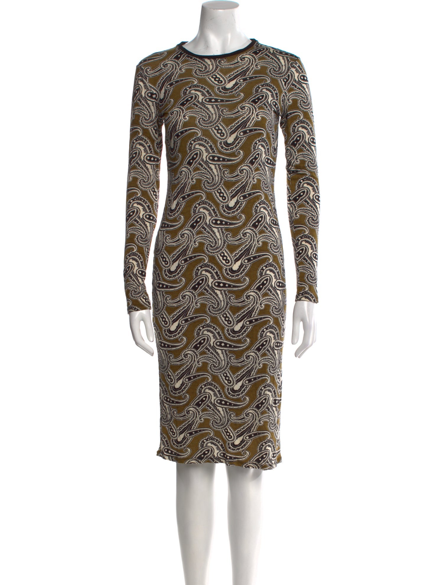 Derek Lam 10 Crosby Printed Knee-Length Dress