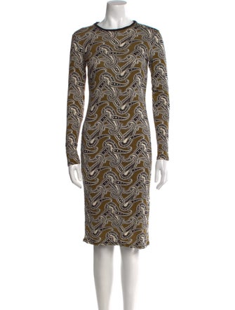 Derek Lam 10 Crosby Printed Knee-Length Dress