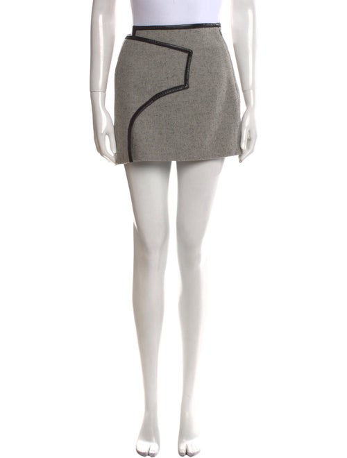 Derek Lam 10 Crosby Lambskin Mini Skirt