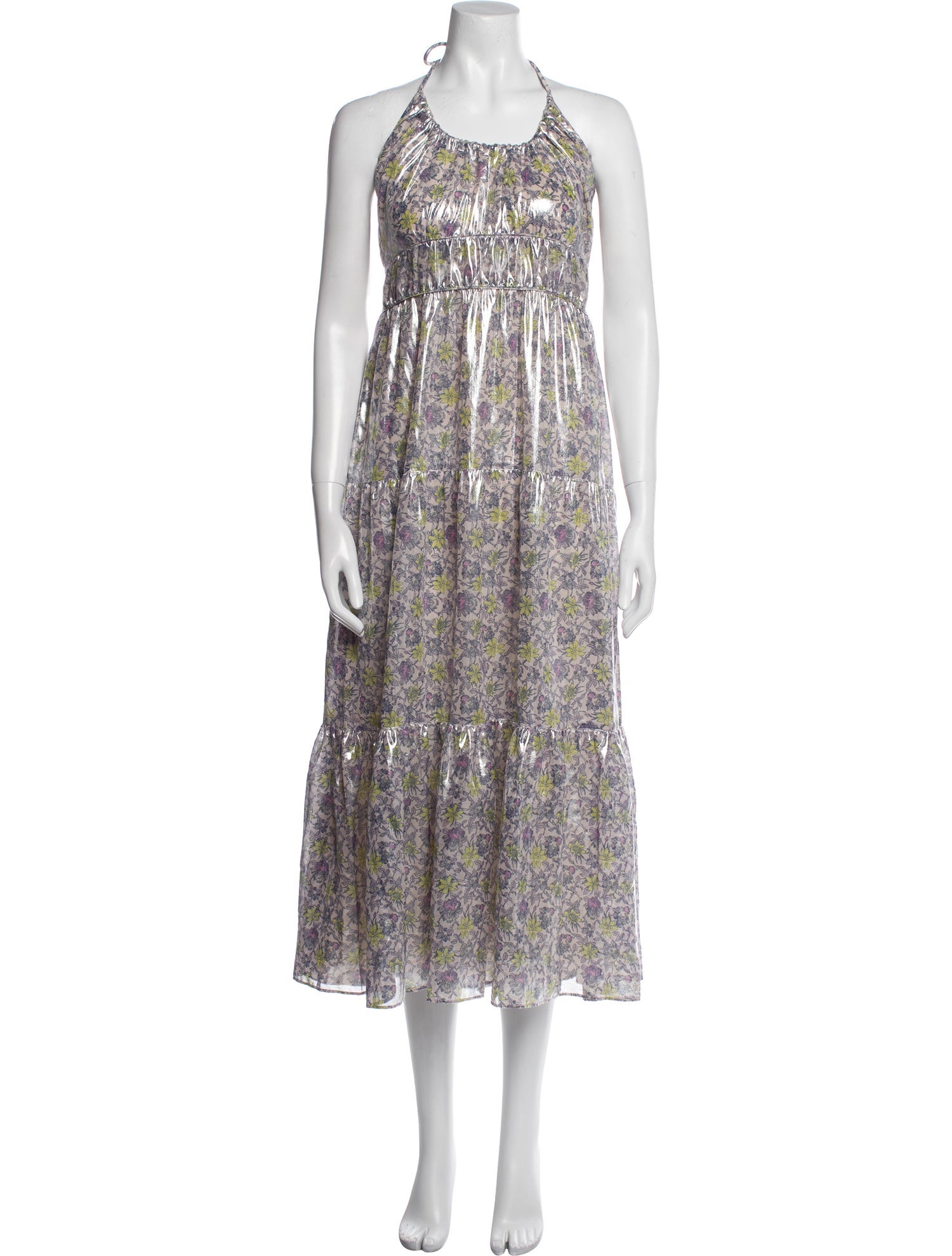Derek Lam 10 Crosby Printed Long Dress w/ Tags