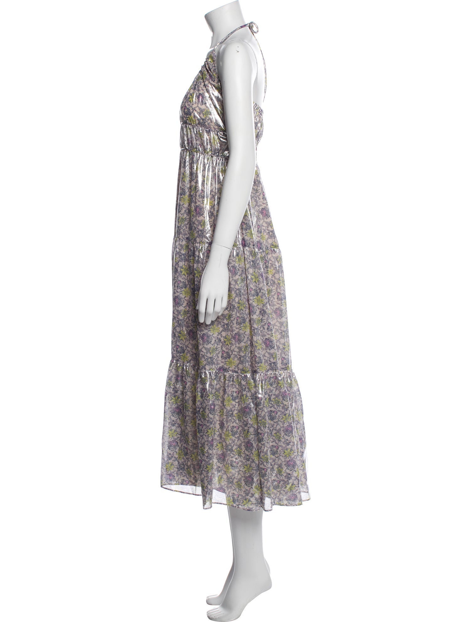 Derek Lam 10 Crosby Printed Long Dress w/ Tags