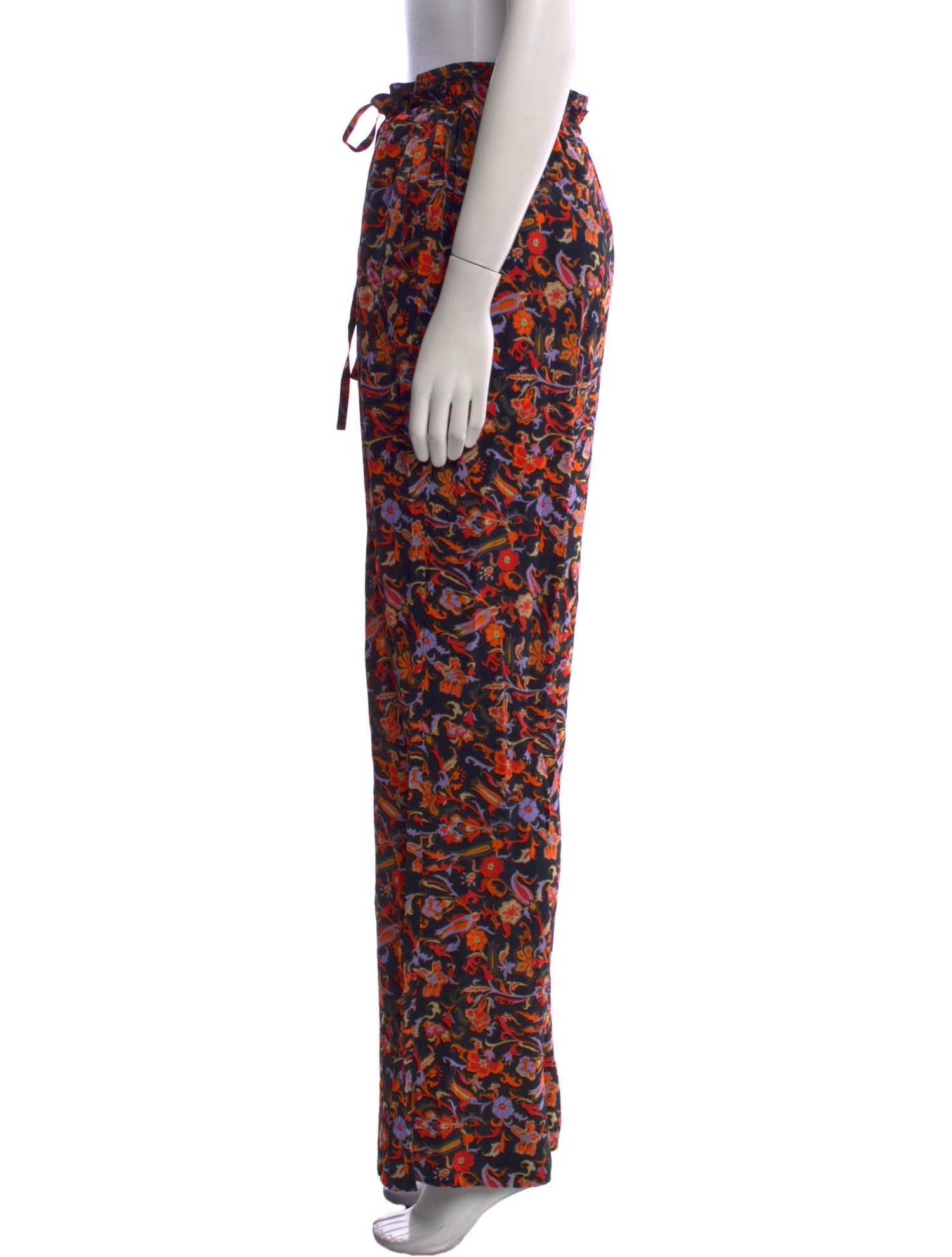 Derek Lam 10 Crosby Printed Straight Leg Pants w/ Tags