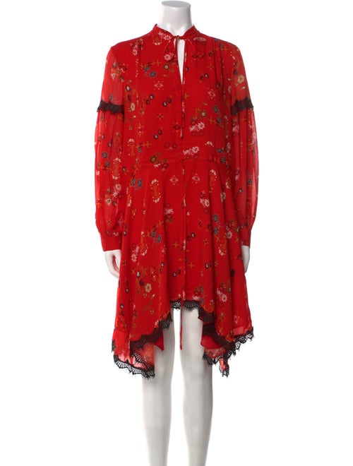 Derek Lam 10 Crosby Silk Knee-Length Dress