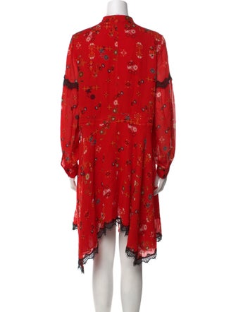 Derek Lam 10 Crosby Silk Knee-Length Dress