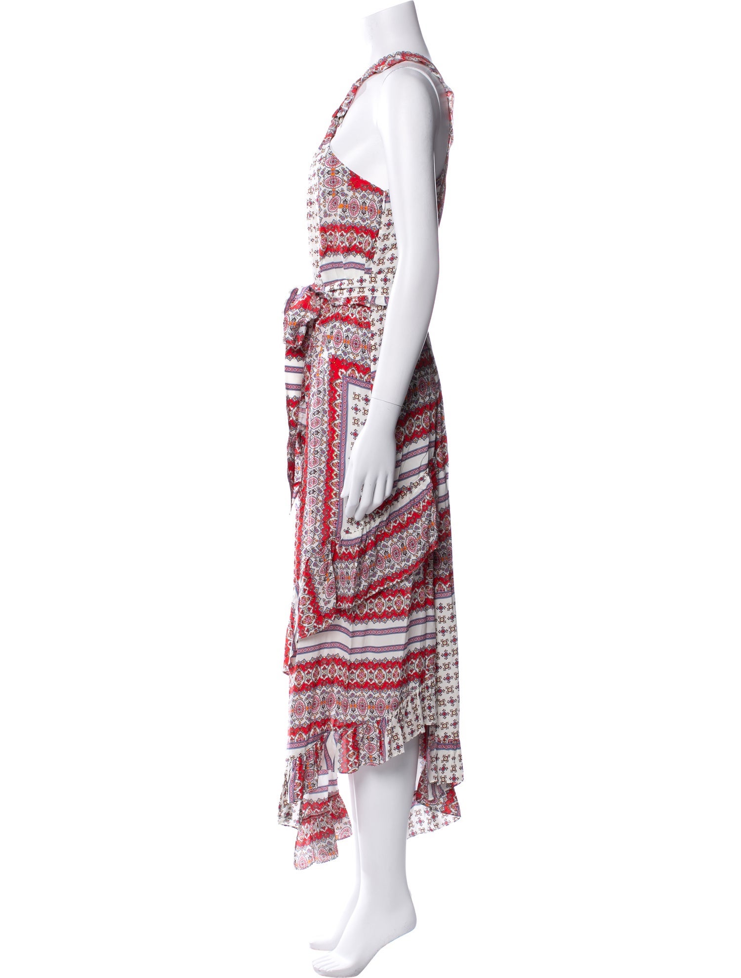 Derek Lam 10 Crosby Printed Long Dress w/ Tags
