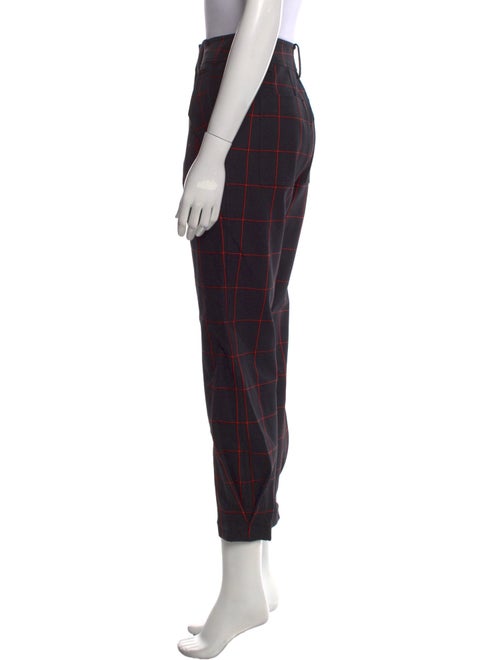 Derek Lam 10 Crosby Plaid Print Skinny Leg Pants