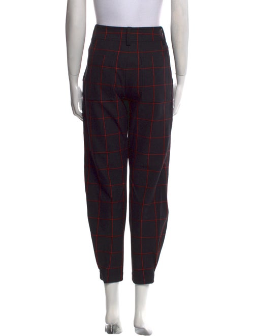 Derek Lam 10 Crosby Plaid Print Skinny Leg Pants