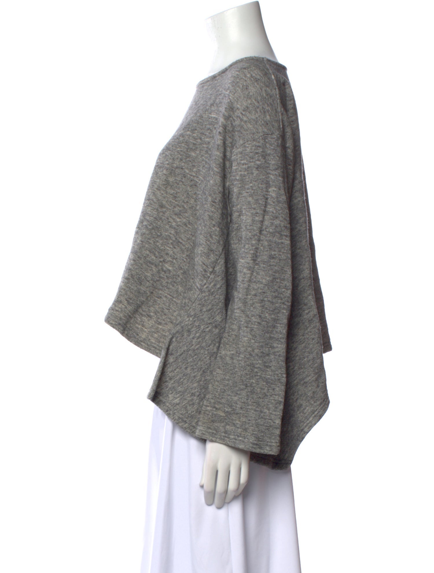 Derek Lam 10 Crosby Bateau Neckline Long Sleeve Sweatshirt