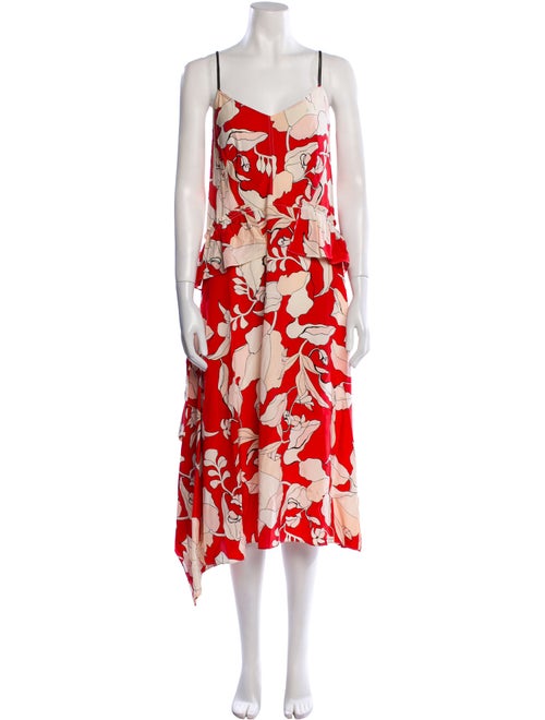 Derek Lam 10 Crosby Silk Midi Length Dress