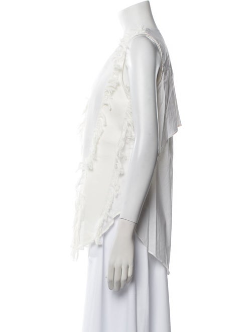 Derek Lam 10 Crosby V-Neck Sleeveless Blouse