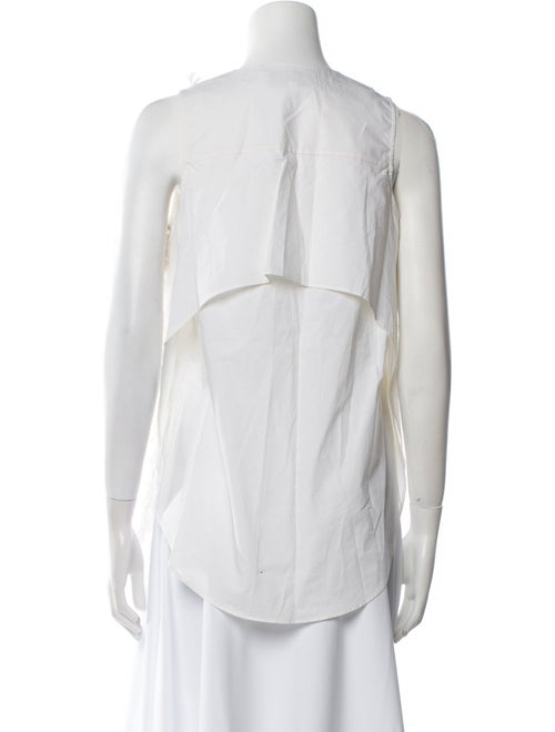 Derek Lam 10 Crosby V-Neck Sleeveless Blouse