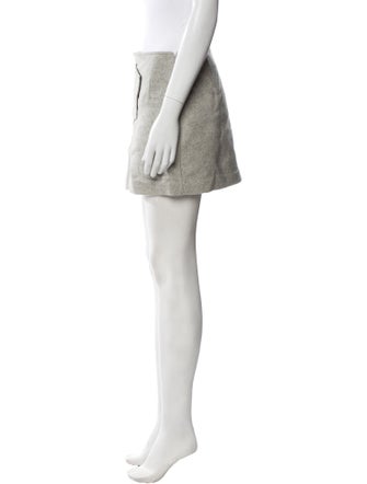 Derek Lam 10 Crosby Virgin Wool Mini Skirt