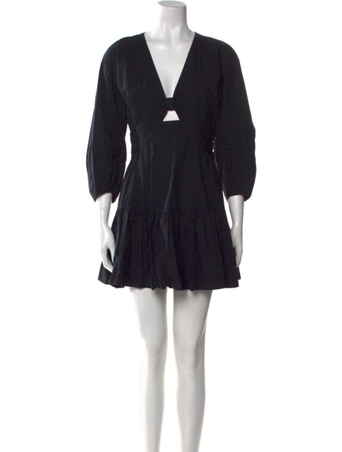 Derek Lam 10 Crosby V-Neck Mini Dress