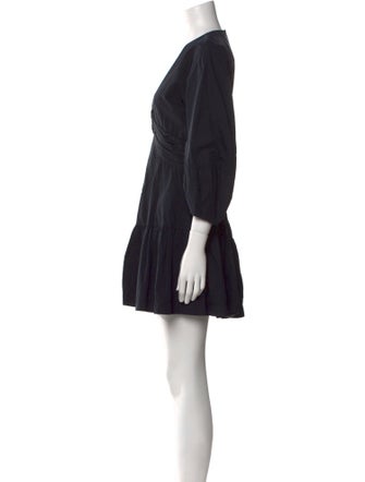 Derek Lam 10 Crosby V-Neck Mini Dress