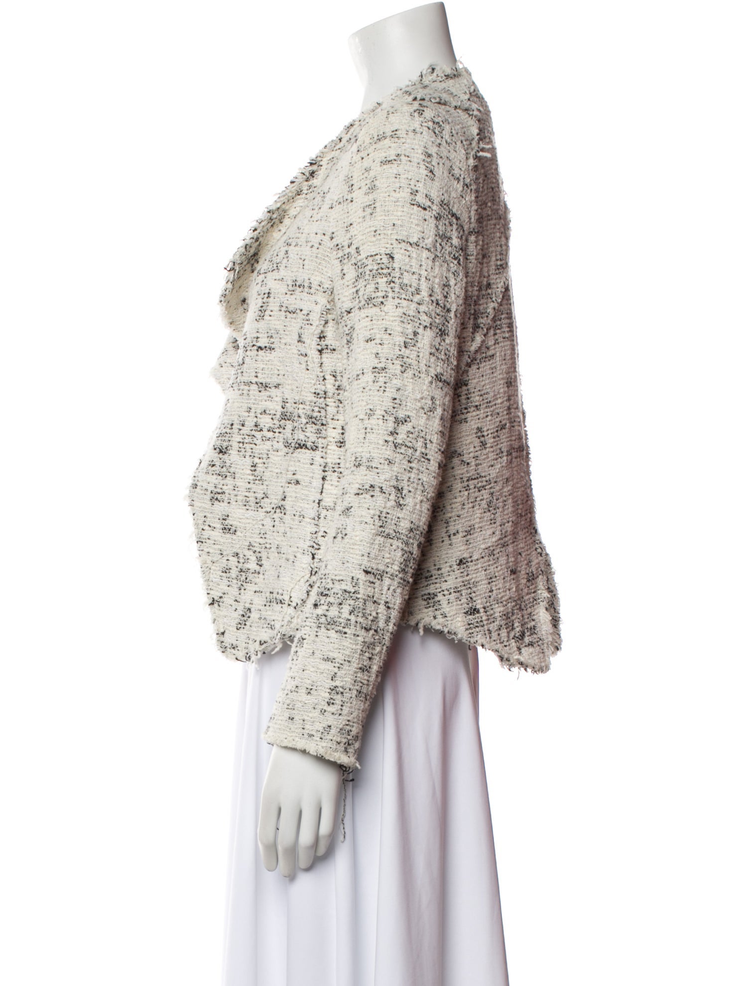 Derek Lam 10 Crosby Tweed Pattern Bolero