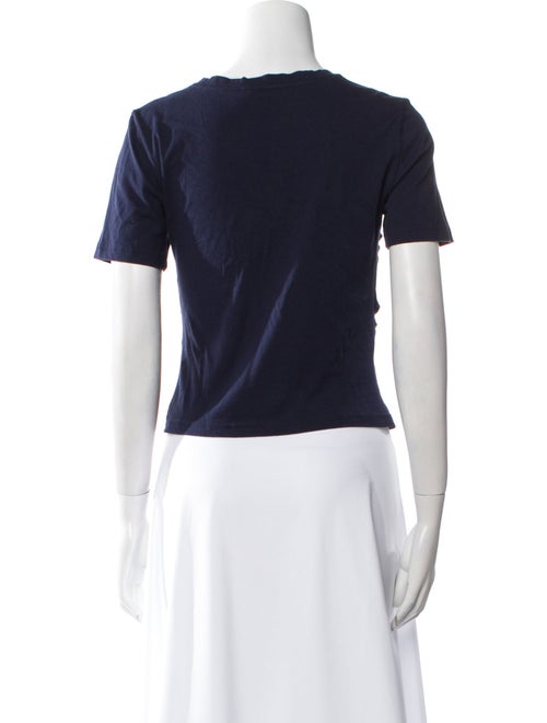 Derek Lam 10 Crosby V-Neck Short Sleeve Top