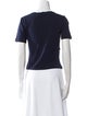 Derek Lam 10 Crosby V-Neck Short Sleeve Top