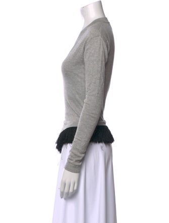 Derek Lam 10 Crosby Silk V-Neck Top