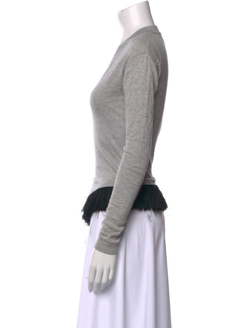 Derek Lam 10 Crosby Silk V-Neck Top