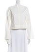 Derek Lam 10 Crosby Bateau Neckline Long Sleeve Crop Top