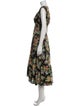 Derek Lam 10 Crosby Floral Print Long Dress