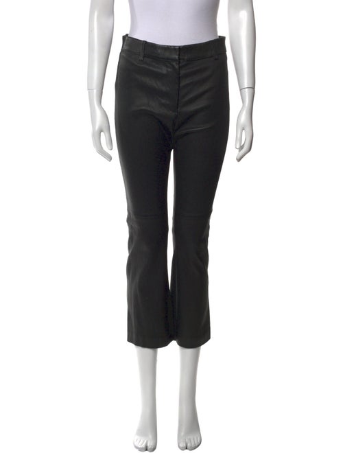 Derek Lam 10 Crosby Lamb Leather Straight Leg Pants