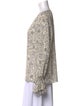 Derek Lam 10 Crosby Silk Floral Print Blouse