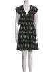 Derek Lam 10 Crosby Printed Knee-Length Dress
