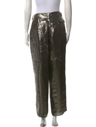 Derek Lam 10 Crosby Silk Straight Leg Pants