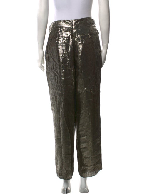 Derek Lam 10 Crosby Silk Straight Leg Pants