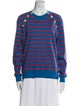 Derek Lam 10 Crosby Striped Crew Neck Sweater