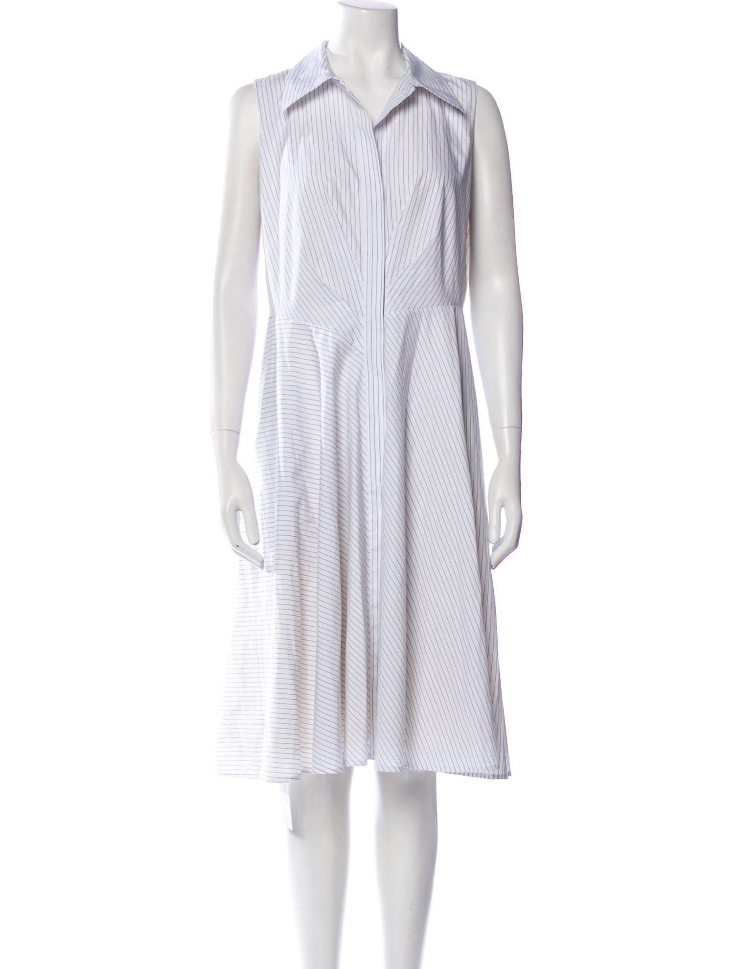 Derek Lam 10 Crosby Striped Knee-Length Dress