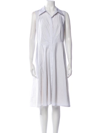 Derek Lam 10 Crosby Striped Knee-Length Dress