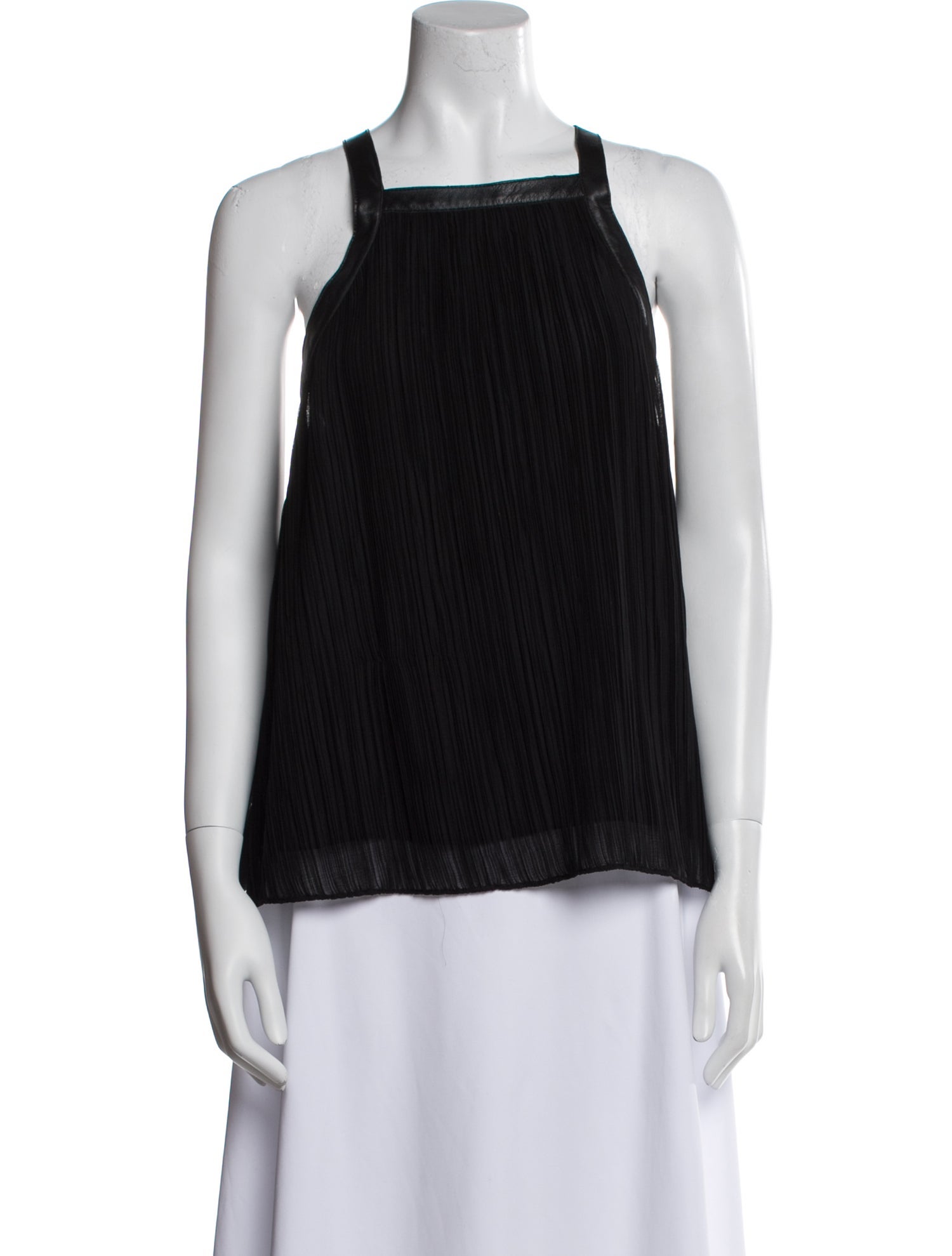 Derek Lam 10 Crosby Square Neckline Sleeveless Top