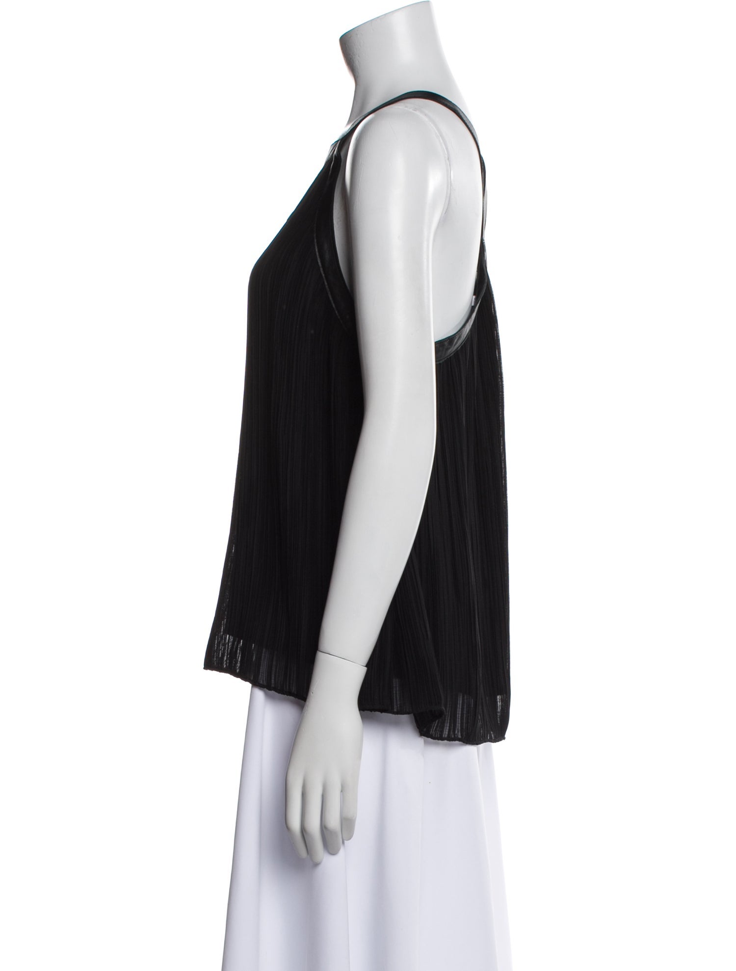 Derek Lam 10 Crosby Square Neckline Sleeveless Top