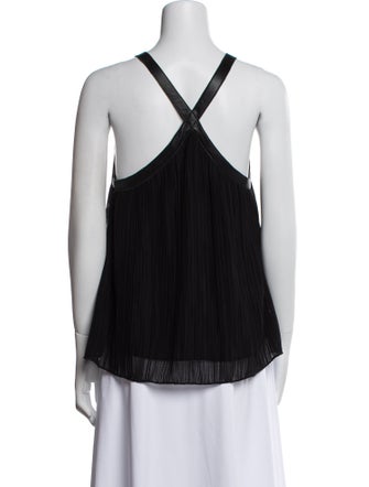 Derek Lam 10 Crosby Square Neckline Sleeveless Top