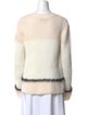 Derek Lam 10 Crosby Striped Crew Neck Sweater