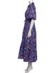 Derek Lam 10 Crosby Floral Print Long Dress