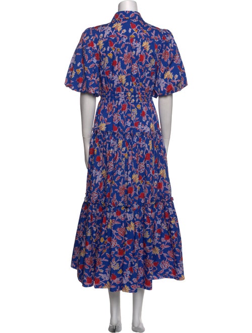 Derek Lam 10 Crosby Floral Print Long Dress