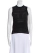 Derek Lam 10 Crosby Crew Neck Sleeveless Top
